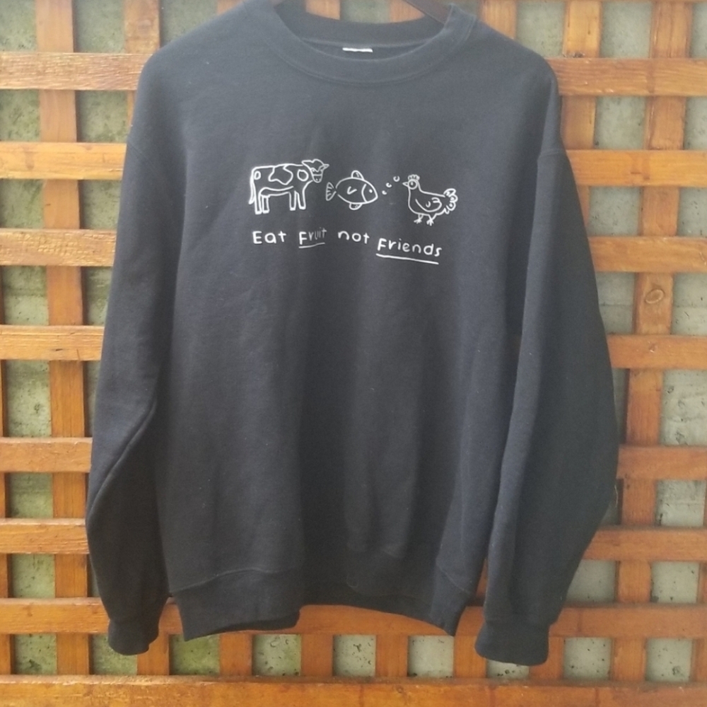 COPY Black vegan sweatshirt